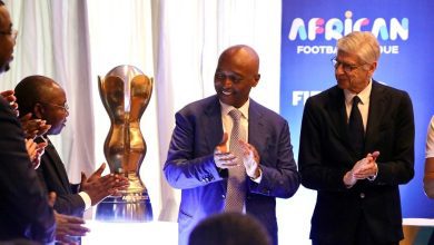 CAF president DR Patrice Motsepe during the African Football League launch.