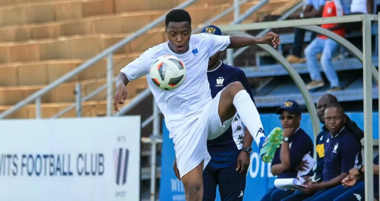 Former Kaizer Chiefs star Wandy Khwinana in action for Wits