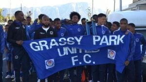 Grassy Park United players.