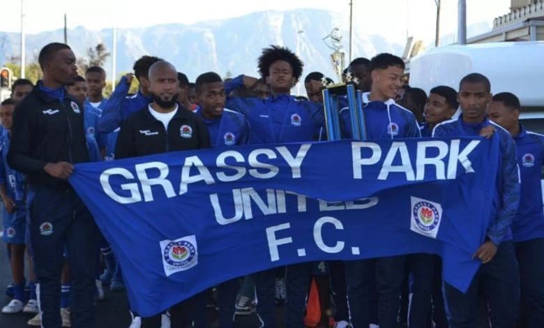 Grassy Park United players.