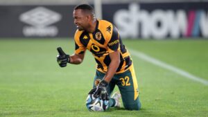 Kaizer Chiefs goalkeeper Itumeleng Khune in action in the DStv Premiership