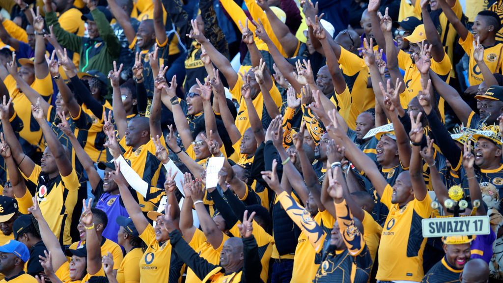 Kaizer Chiefs fans at the stadium