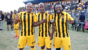 Kaizer Chiefs legends after a game