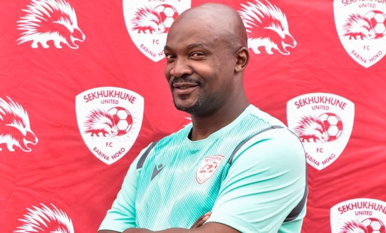 Sekhukhune United new coach Lehlohonolo Seema.