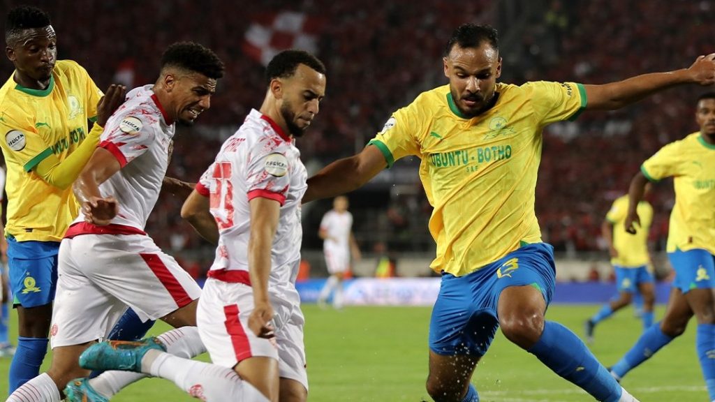 African Football League first leg final clash between Wydad Athletic and Mamelodi Sundowns.