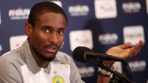 Mamelodi Sundowns head coach Rulani Mokwena.