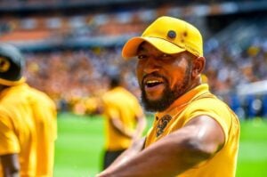 Sibongiseni Mthethwa of Kaizer Chiefs before the Soweto Derby