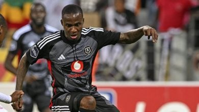 Orlando Pirates winger Thembinkosi Lorch in action.
