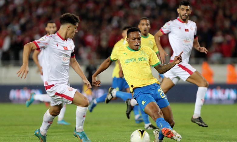 Wydad Athletic v Mamelodi Sundowns in the African Football League final clash.