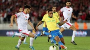 Wydad Athletic v Mamelodi Sundowns in the African Football League final clash.