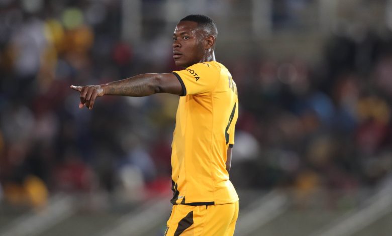 Zitha Kwinika in action for Kaizer Chiefs in the DStv Premiership