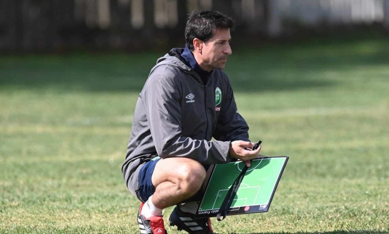 AmaZulu FC head coach Pablo Franco Martin with the drawing boards