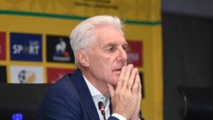 Bafana Bafana head coach Hugo Broos.