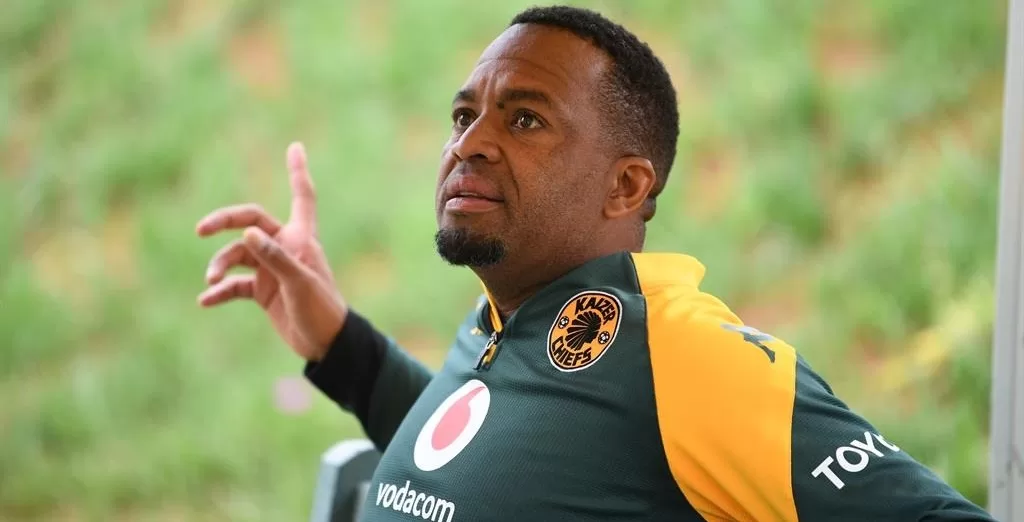 Itumeleng Khune in Kaizer Chiefs colours