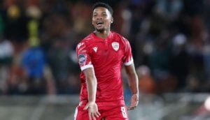 Jamie Webber in action for Sekhukhune United