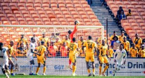 Kaizer Chiefs playing against Richards Bay FC at FNB Stadium