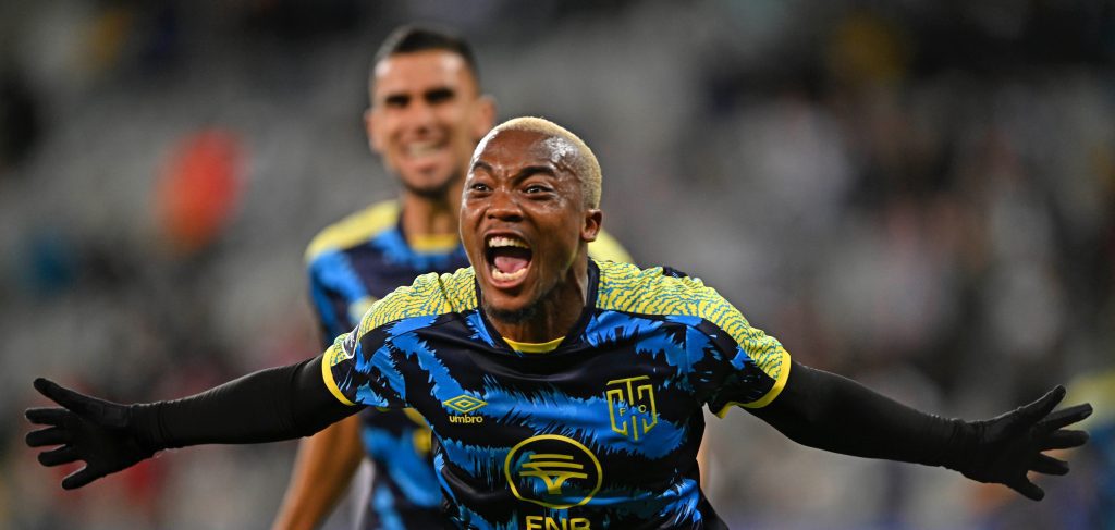 Khanyisa Mayo in action for Cape Town City