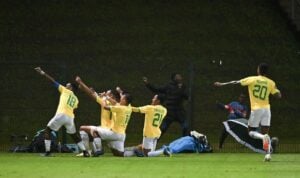 Mamelodi Sundowns against AmaZulu in the DStv Premiership match