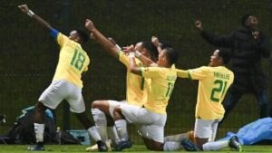 Mamelodi Sundowns beat Pyramids in the CAF Champions League match