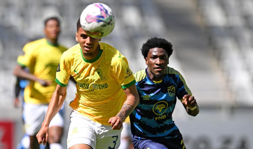 Mamelodi Sundowns vs Cape Town City FC in the DStv Premiership