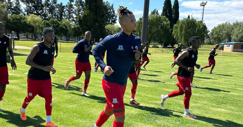 Maritzburg United during a training session