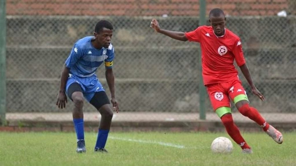 Sinenkani FC defender Ntsizwa Silangwe in action.