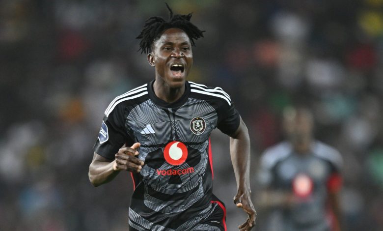 Orlando Pirates midfielder Karim Kimvuidi