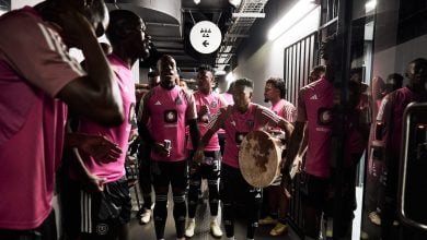 Orlando Pirates signing as they prepare for a game