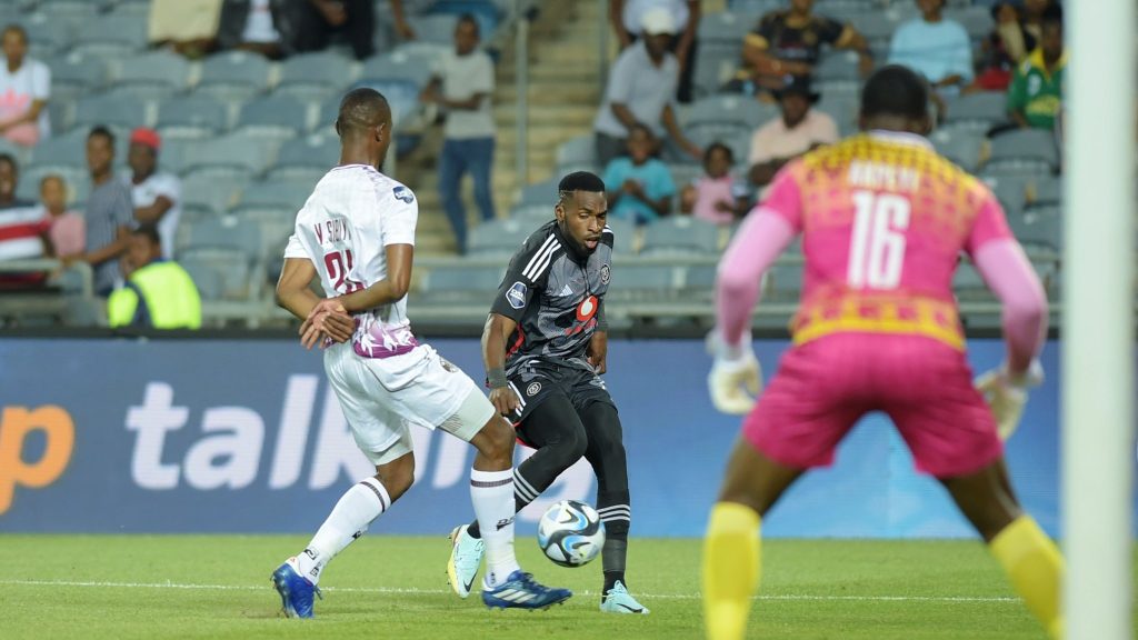 DStv Premiership clash between Orlando Pirates and Moroka Swallows at Orlando Stadium.