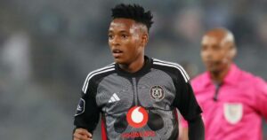 Relebohile Mofokeng in action for Orlando Pirates