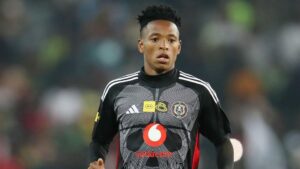 Orlando Pirates left-winger Relebohile Mofokeng.
