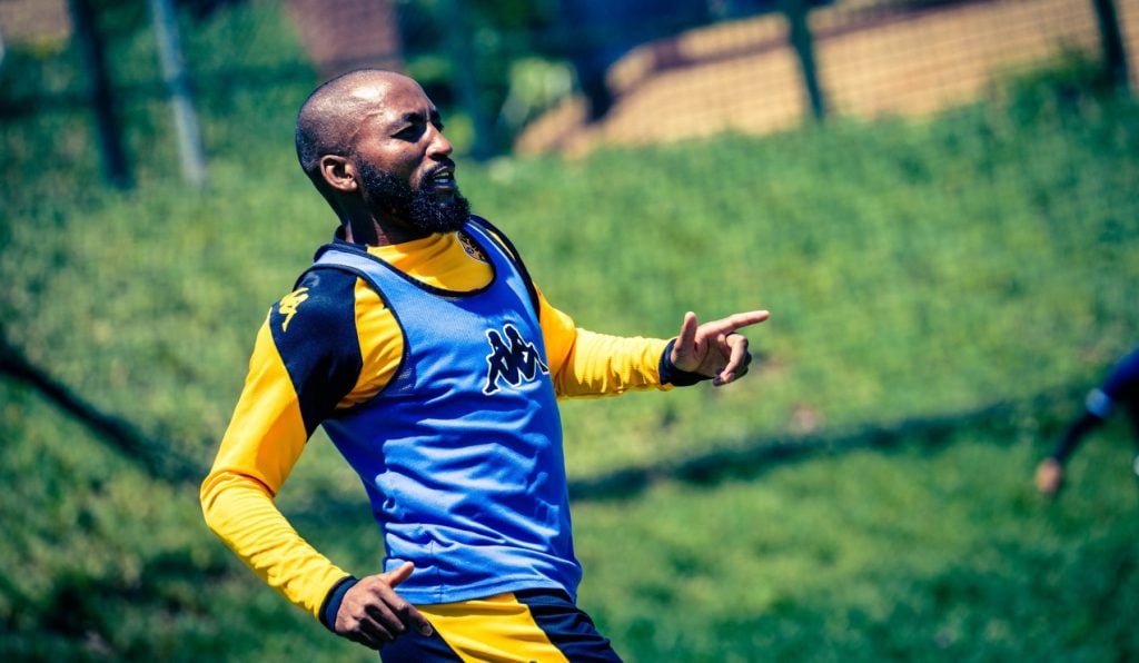 Sibongiseni 'Ox' Mthethwa’ of Kaizer Chiefs at training