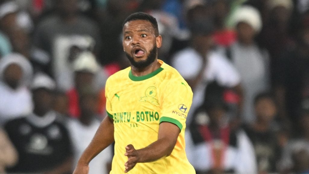 Mamelodi Sundowns star Sipho Mbule in action.