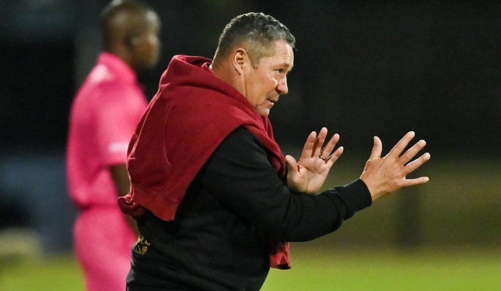 Stellenbosch FC coach Steve Barker on who he wants to meet in Carling Knockout Cup final