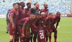 Stellenbosch FC in a match against TS Galaxy