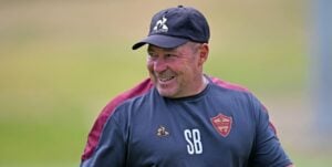 Steve Barker during a training session at Stellenbosch FC