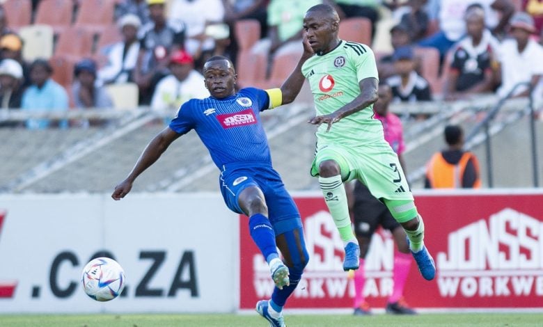 DStv Premiership clash between SuperSport United and Orlando Pirates.