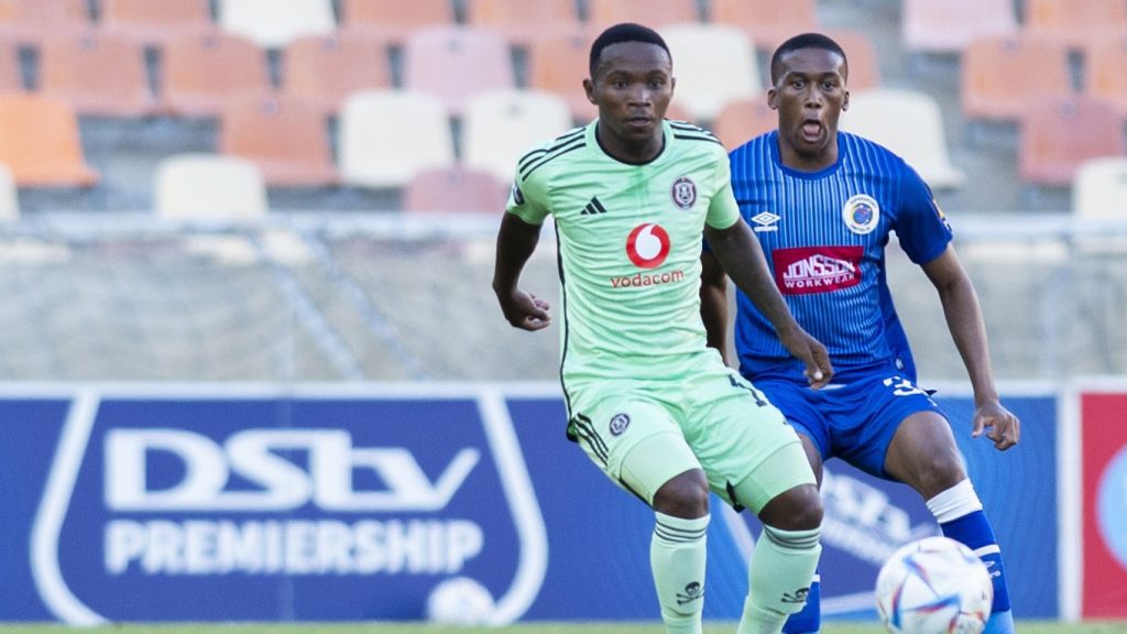 DStv Premiership clash between SuperSport United and Orlando Pirates.