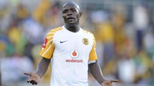 Tinashe Nengomasha in Kaizer Chiefs colors
