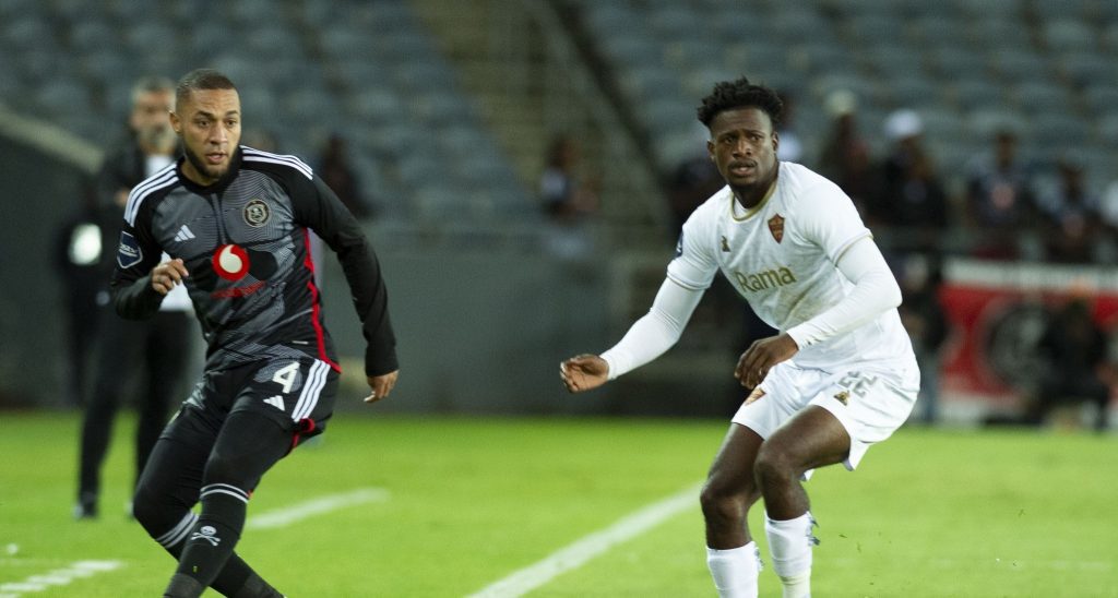 Miguel Timm in action for Orlando Pirates