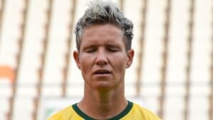 Banyana Banyana stalwart Janine van Wyk.