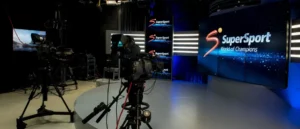 A SuperSport TV studio. No AFCON broadcast