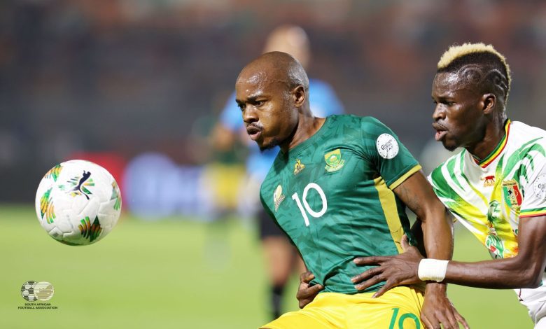 Bafana Bafana in action at AFCON against Mali