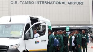 Bafana Bafana players.