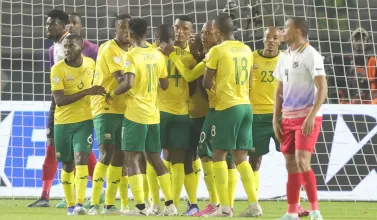 Bafana Bafana players in a good mood at AFCON