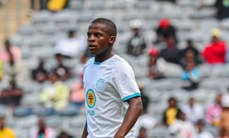 CT City midfielder Luphumlo Sifumba in action in the DStv Premiership