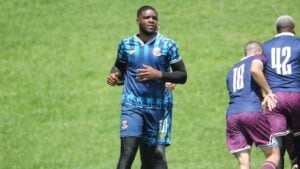 Goalkeeper Daniel Akpeyi training with Moroka Swallows.