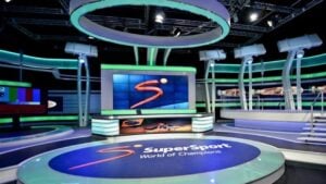 SuperSport TV studio before broadcast. There is still hope of CAF AFCON