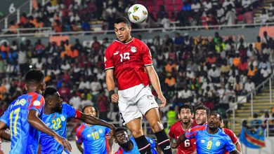 Egypt v DR Congo in the AFCON last 16.