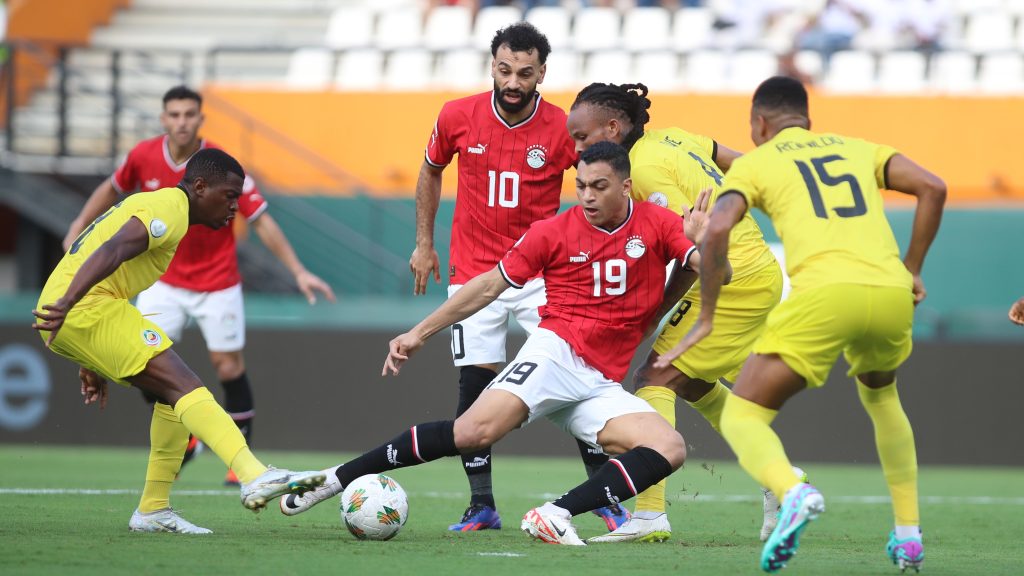 AFCON group stage opener between Egypt and Mozambique.
